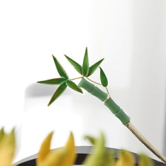 Vintage Tassel Hair Pin Chignon Hair Styling Accessory Green Bamboo