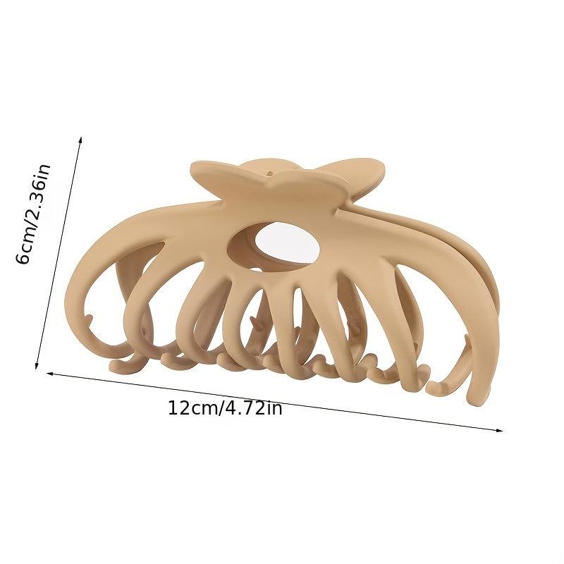 4pcs Big Hair Claw Clips Strong Hold Matte Claw Hair Clips For Women Girls