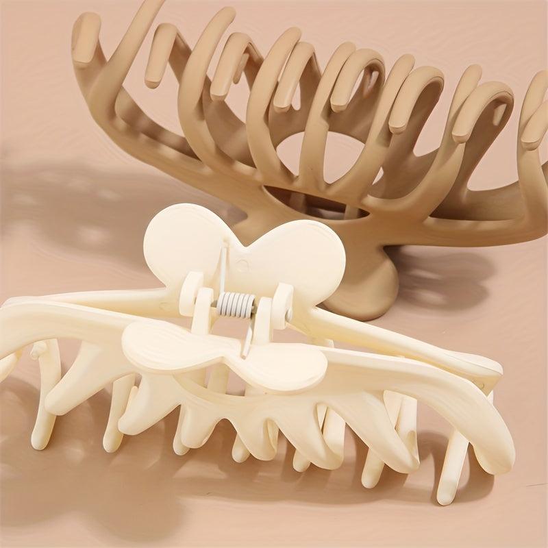 4pcs Big Hair Claw Clips Strong Hold Matte Claw Hair Clips For Women Girls
