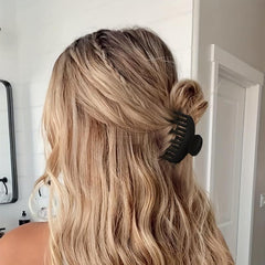4pcs Frosted Hair Claw Ponytail Holder Women Girls Hair Claw