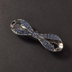 Rhinestone Bow Hair Clip French Barrette Ponytail Clip Hair Accessories