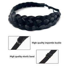 Braided Hair Band 5 Strands Wig Headband Synthetic Wig Hair Accessories