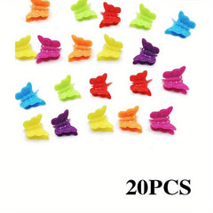 50pcs Butterfly Hair Claw Minimalist Accessory