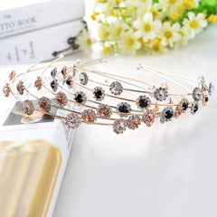 Rhinestone Hairband Wedding Crystal Headband Crown Tiara Hair Accessories
