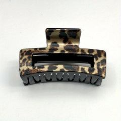 Leopard Print Hollow Hair Claw Large Hair Clip Hair Accessories