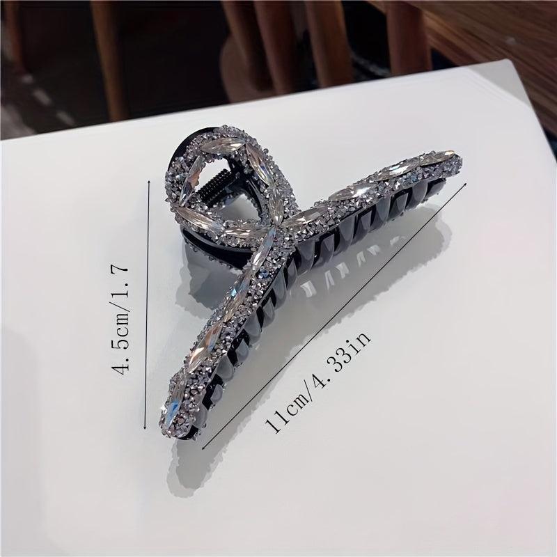Large Rhinestone Hair Claw Crystal Head Clip Hair Jewelry