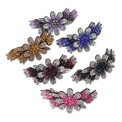 Rhinestone Butterfly Hair Clip Large Jewelry French Barrette Hair Accessories