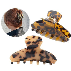 Tortoise Shell Hair Claw Clip Strong Hold for Women