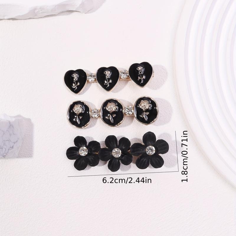 Floral Hair Clip for Women Girls