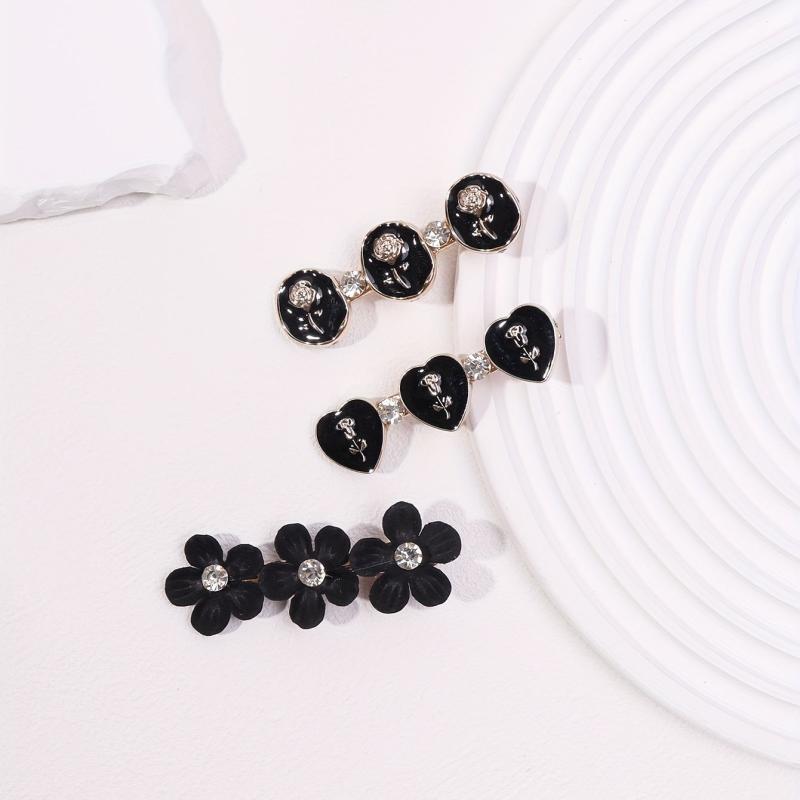 Floral Hair Clip for Women Girls