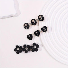 Floral Hair Clip for Women Girls
