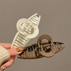 Frosted Hair Claw Style Hair Claw Nonslip Ponytail Holder