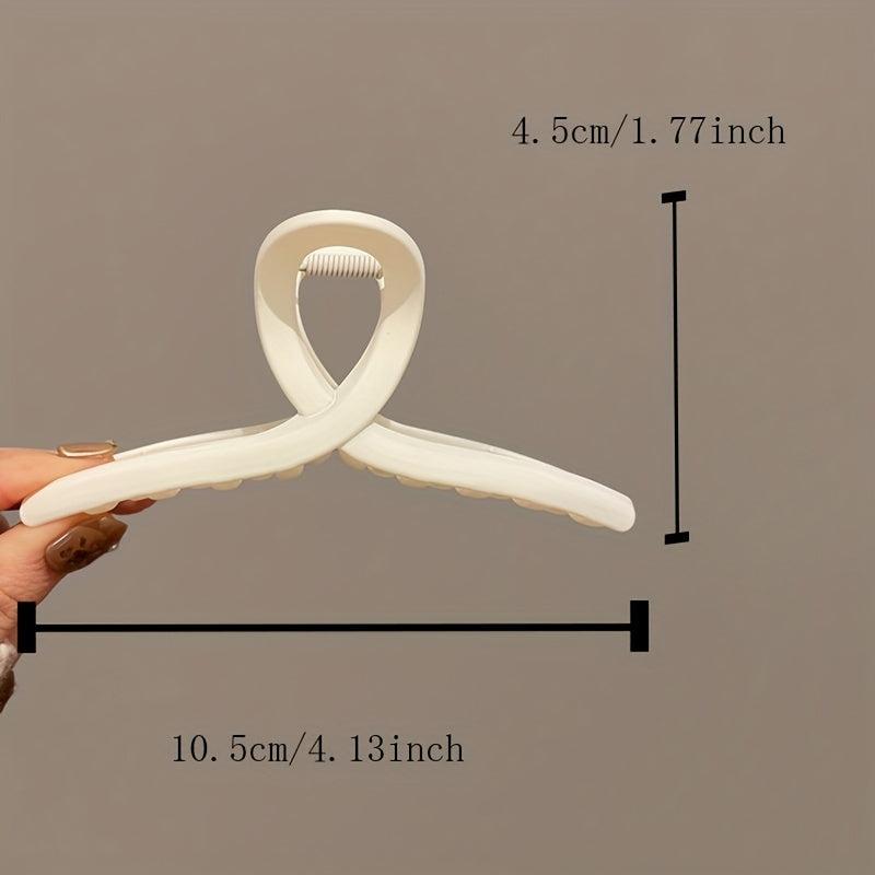 Frosted Hair Claw Style Hair Claw Nonslip Ponytail Holder
