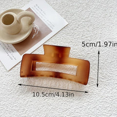 4pcs Tortoiseshell Hair Claw Clips for Women Oversize Matte Hair Clips