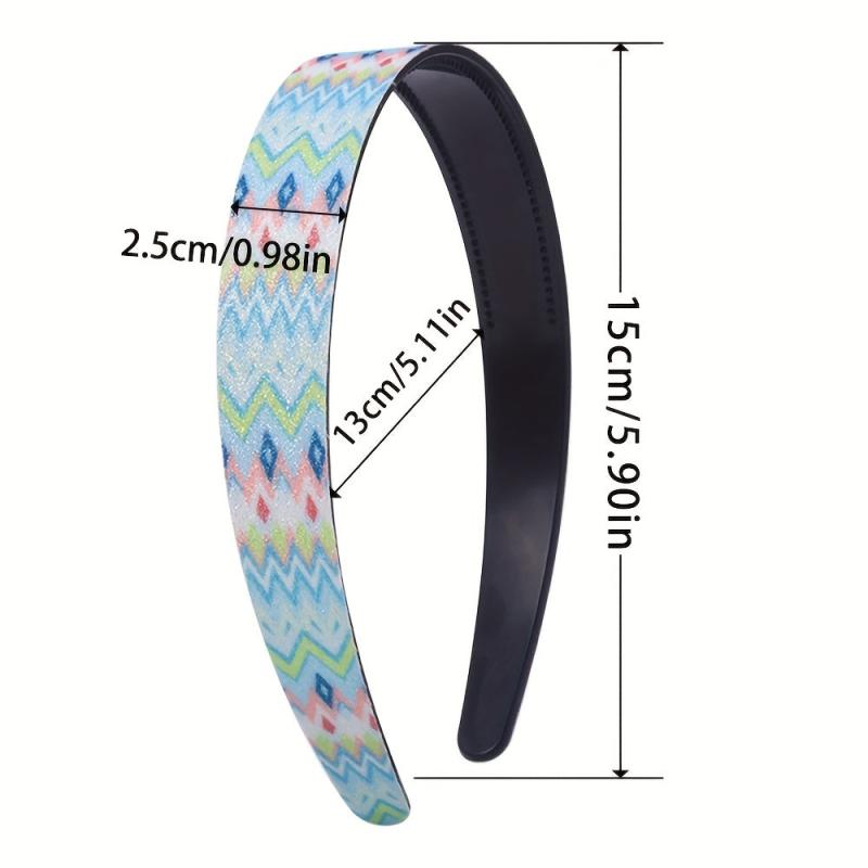 Female Polka Dot Headband Gradient Leopard Print Hair Band