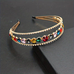 Rhinestone Hair Hoop Layer Headband Hair Accessories