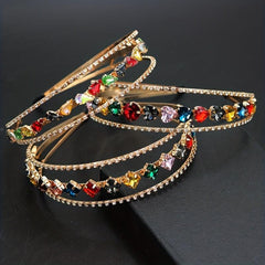 Rhinestone Hair Hoop Layer Headband Hair Accessories