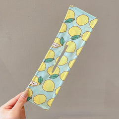 Fruit Pattern Hair Bun Maker French Hairstyle Twist Donut for Women Girls