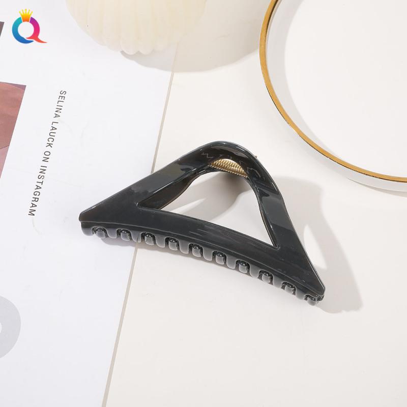 Large Hair Claw Triangle Shark Claw Hair Accessories Style Hair Clip For Women