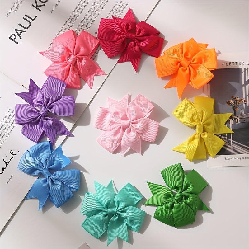 21pcs Hair Clip Bowknot Duck Billed Clip Women's Hair Accessories