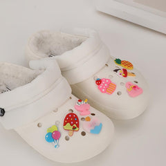 24pcs Ice Cream Shoe Charms for Girls