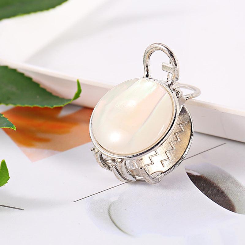 Glitter Faux Pearl Hair Claw Clip Non-slip Women Girls Hair Claw