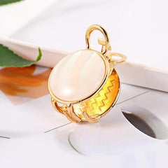 Glitter Faux Pearl Hair Claw Clip Non-slip Women Girls Hair Claw