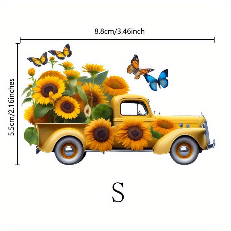 Sunflowers Iron On Heat Transfer Sticker DIY Clothing T Shirt Mask Jeans