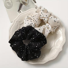 Scrunchies Hair Tie Style Hair Rope Dot Hair Ring Elastic Ponytail Holder