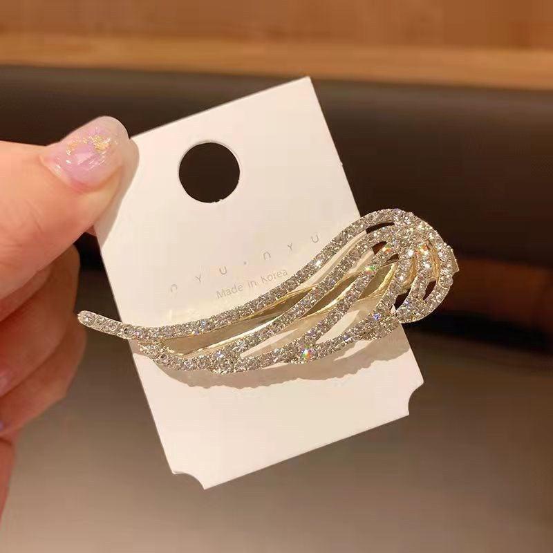 Rhinestone Barrette Hair Clip Set for Women Girls