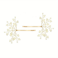 Faux Pearl Tree Hairpin Bridal Hairpin Women Girls Wedding Party Hair Clip