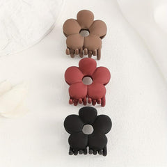 3pcs Large Flower Hair Claw Women's Shark Claw Hair Clip