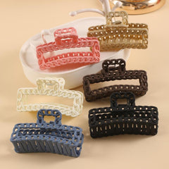 2pcs Matte Banana Clip Hair Claw Styling Accessories