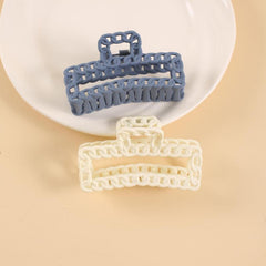 2pcs Matte Banana Clip Hair Claw Styling Accessories