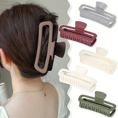 Hollow Large Hair Claw Non-slip Hair Claw Ponytail Holder Hair Accessories