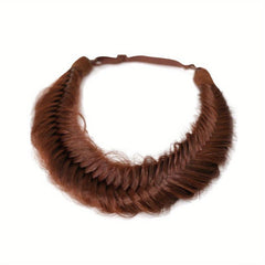 Braided Headband Synthetic Elastic Hairpiece For Women Girls