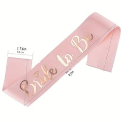 Bachelorette Party Veil & Headband Set for Bride To Be