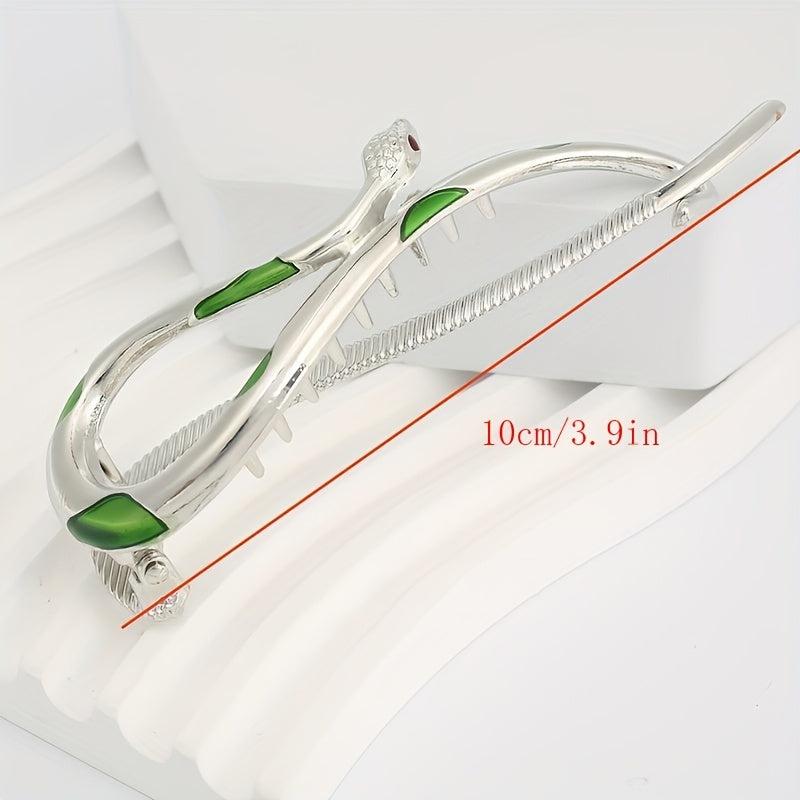 Vintage Snake Shape Hair Clip Female Head Hair Clip Small Snake Twist Claw Updo