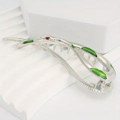 Vintage Snake Shape Hair Clip Female Head Hair Clip Small Snake Twist Claw Updo