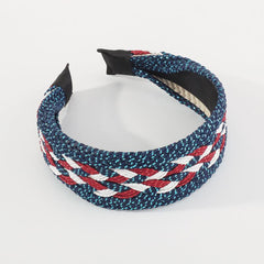 Boho Braided Headband Wide Brim Head Hoop Hair Accessories For Women Girls