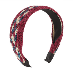 Boho Braided Headband Wide Brim Head Hoop Hair Accessories For Women Girls