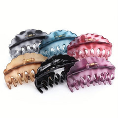 Leopard Pattern Hair Claw Clip Crystal Hair Claw Accessories