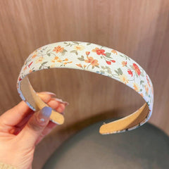 Floral Headband Wide Brim Hair Band Pastoral Style Head Hoop Hair Accessories