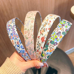 Floral Headband Wide Brim Hair Band Pastoral Style Head Hoop Hair Accessories