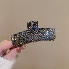 Rhinestone Hair Claw Shark Claw Ponytail Holder Head Jewelry
