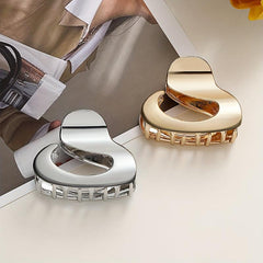 2pcs Alloy Small Hair Claw Basic Shark Claw Hair Styler Hair Accessories