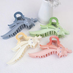 4pcs Rabbit Shaped Hair Claw with Long Rabbit Ears for Women Girls
