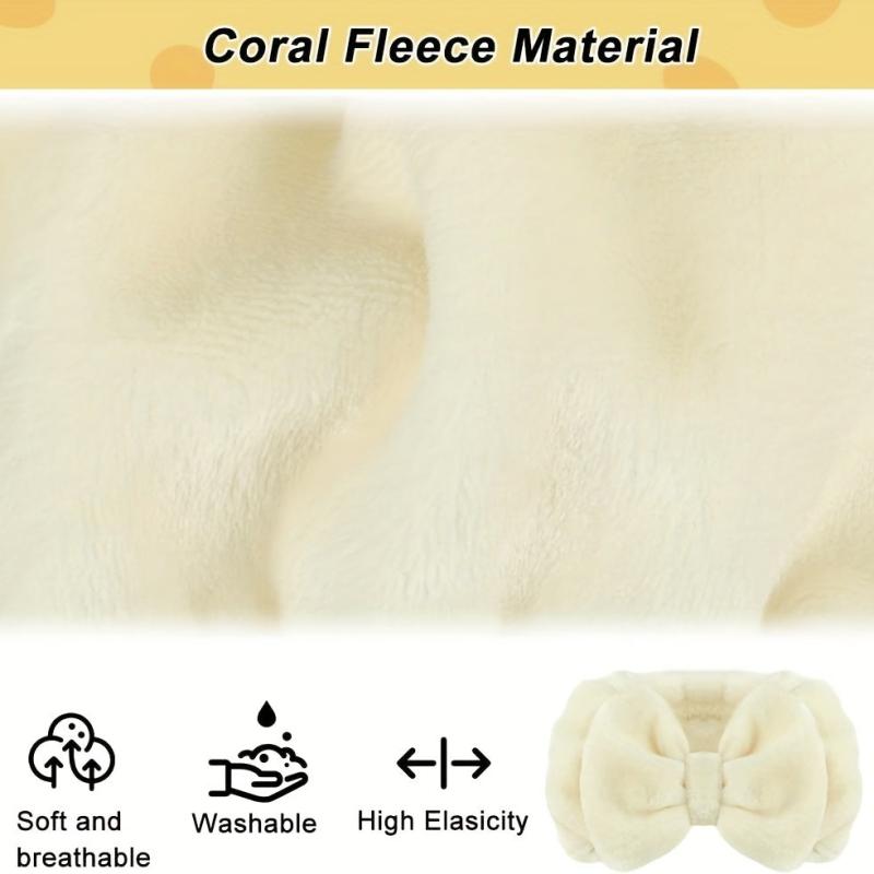 Bowknot Headband Elastic Hair Band for Washing Face Makeup