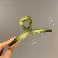 Gradient Hair Claw Square Shark Claw Jaw Clip Hair Accessory