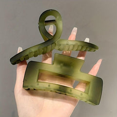 Gradient Hair Claw Square Shark Claw Jaw Clip Hair Accessory